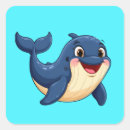 Search for whale cartoon stickers Ocean