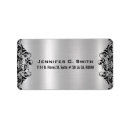 Search for floral swirl return address labels Elegant