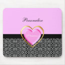 Search for black princess mousepads Black and white