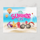 Recherche de ballon plage cartes postales Été
