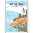 Search for retro bar stickers Acadia national park