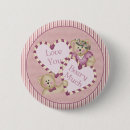Search for bear with pink buttons Hearts