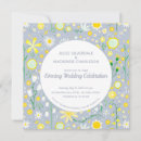 Search for yellow floral wedding invitations Modern