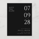Search for budget save the dates Minimalist