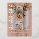 Search for rose gold foil graduation invitations Minimal