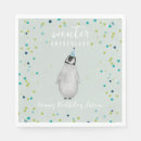 Search for penguin napkins Winter birthday
