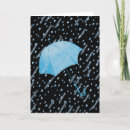 Search for blue umbrellas cards Rain