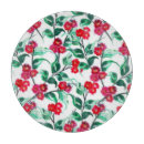Recherche de fleur rouge planches à découper Décoratif
