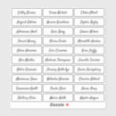 Search for guest name stickers Minimalist