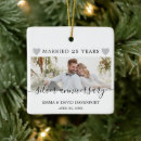 Search for 25th wedding anniversary ornaments Modern