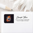 Search for soccer ball return address labels Team