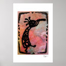 Search for kokopelli art posters Black
