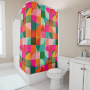 Search for pink and turquoise shower curtains Abstract