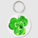 Search for three leaf clover keychains Green