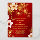 Search for red flower wedding invitations Modern