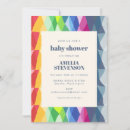 Search for rainbow baby invitations Unique
