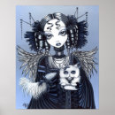 Recherche de chat gothique posters Blanc