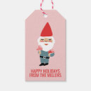 Search for christmas gnome gift tags Retro