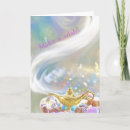 Recherche de lampe magique vœux cartes Génie