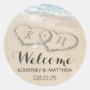 Search for beach heart wedding stickers Summer
