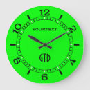 Search for lime green clocks Simple