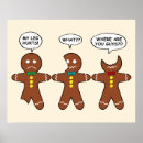 Search for hurtful posters Gingerbread man