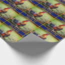 Search for rooster wrapping paper Bird