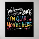 Search for welcome back posters Elementary