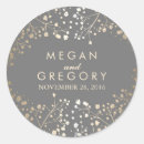 Search for gold foil wedding stickers Floral