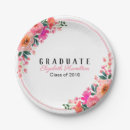 Search for floral graduation plates Watercolor
