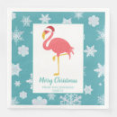 Search for christmas flamingo napkins Snowflakes