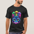 Recherche de chat psychédélique tshirts Rave