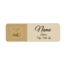Search for monogram l return address labels Letter