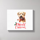 Search for funny christmas canvas prints Pug