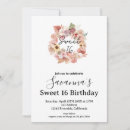 Recherche de cool 16ans anniversaire invitations Élégant
