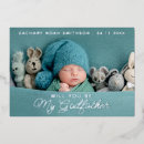Search for godparents proposal invitations Elegant