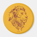 Recherche de tête de lion magnets Action en direct