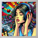 Search for psychedelic music posters Guitar