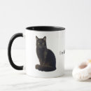 Search for scary cat mugs Black