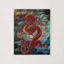 Search for chinese dragon puzzles Red