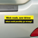 Search for magnetic bumper stickers Student driver