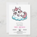Search for cartoon unicorn invitations Whimsical