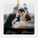 Search for merry and married ornaments Gold