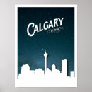 Search for calgary skyline posters Night