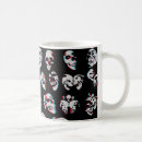 Search for skull green mugs Illustration