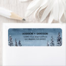 Recherche de winter scene return address labels Scène hivernale