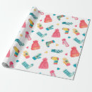 Search for cartoon christmas wrapping paper Colourful