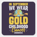 Search for childhood cancer stickers Awareness
