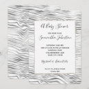 Search for silver white baby shower invitations Chic