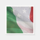 Recherche de drapeau italien serviettes Pays